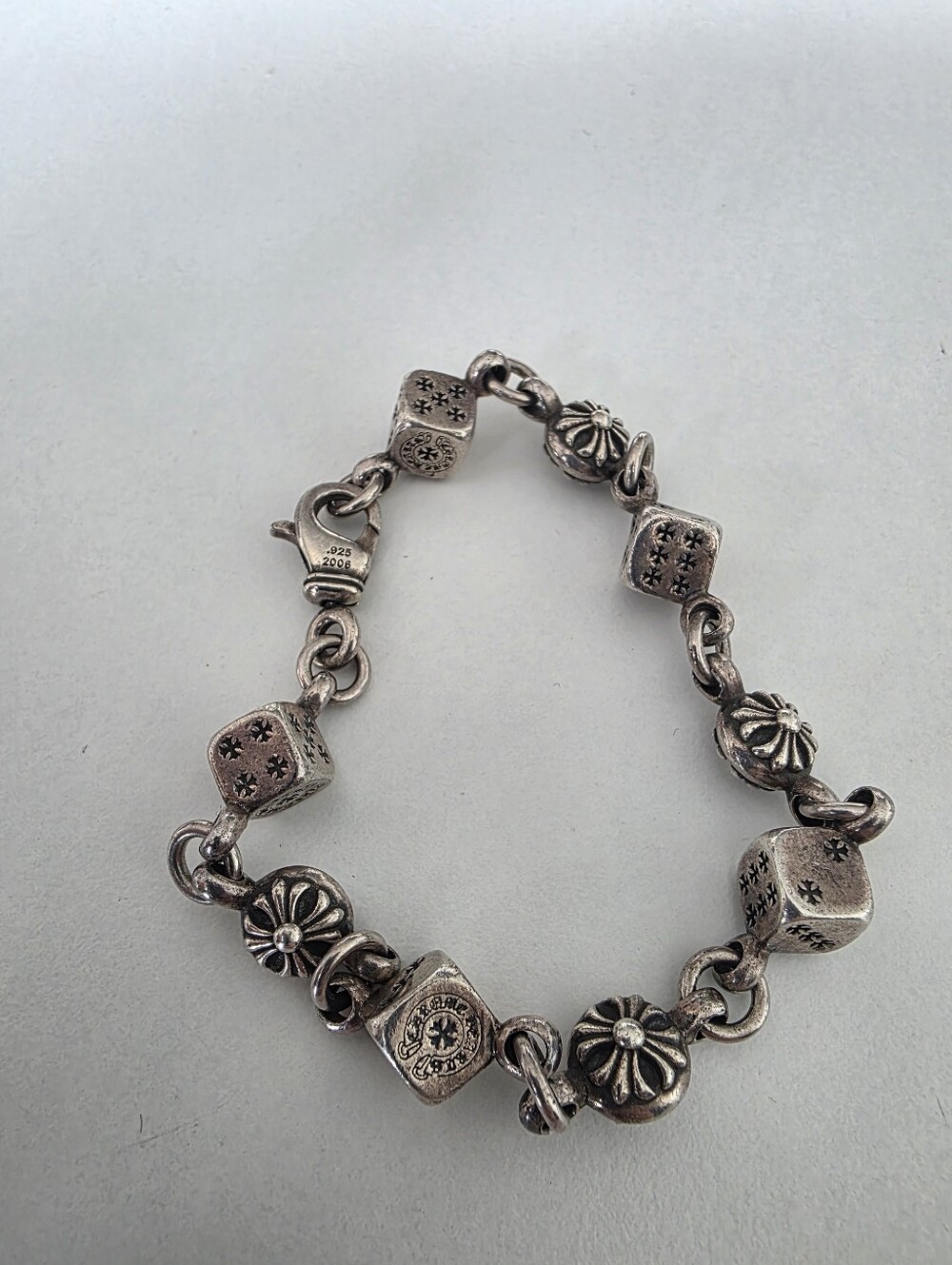Chrome Hearts V1 Dice Bracelet 9 Link